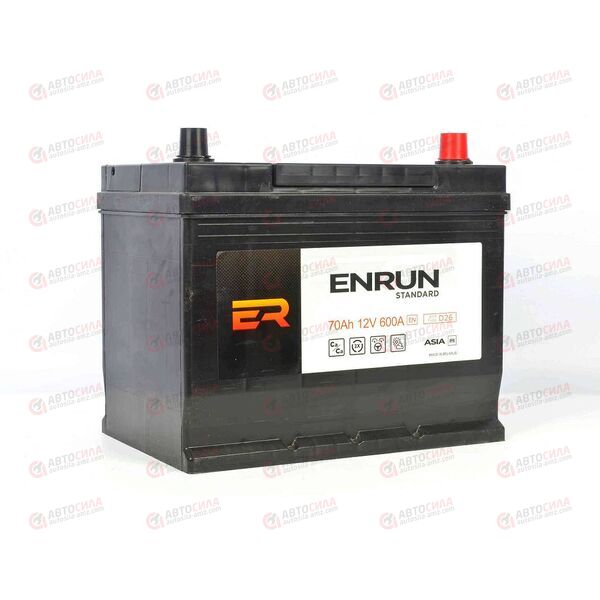 Аккумулятор 70VL ENRUN ASIA (R+) (0) SMF (пт 600)(260х175х220) 2022 год