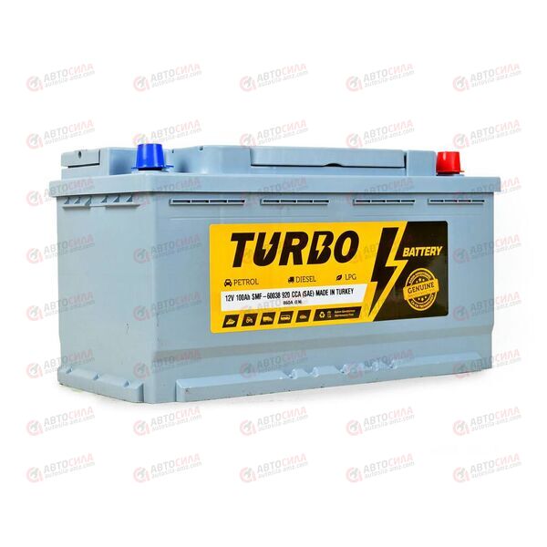 Аккумулятор 100VL TURBO BATTERY (R+) (0) SMF (пт 860) (353х175х190) ТУРЦИЯ