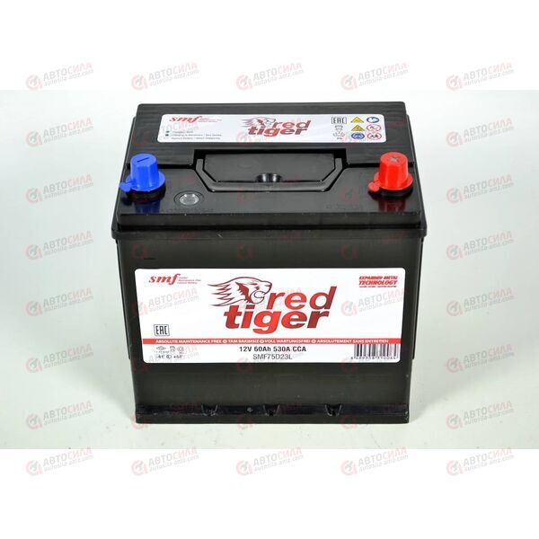 Аккумулятор 60VL RED TIGER ASIA (R+) (0) SMF (пт 530)(232х173х220) ТУРЦИЯ, изображение 4