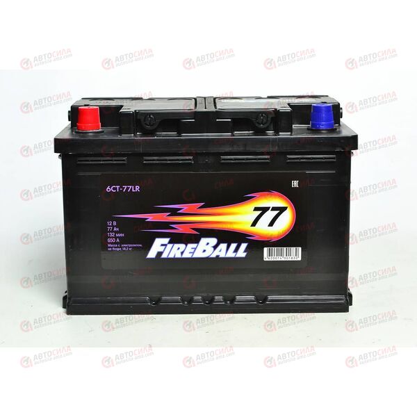 Аккумулятор 77VL FIRE BALL (L+) (1) (пт 670)(276х175х190) 2020 год, изображение 2