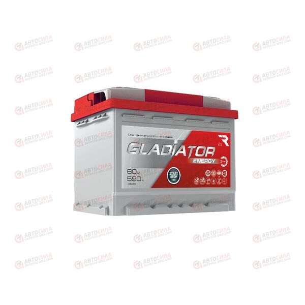 АКБ 60VL GLADIATOR Energy (R+) (0) (пт 590)(242х175х190) 2025 год